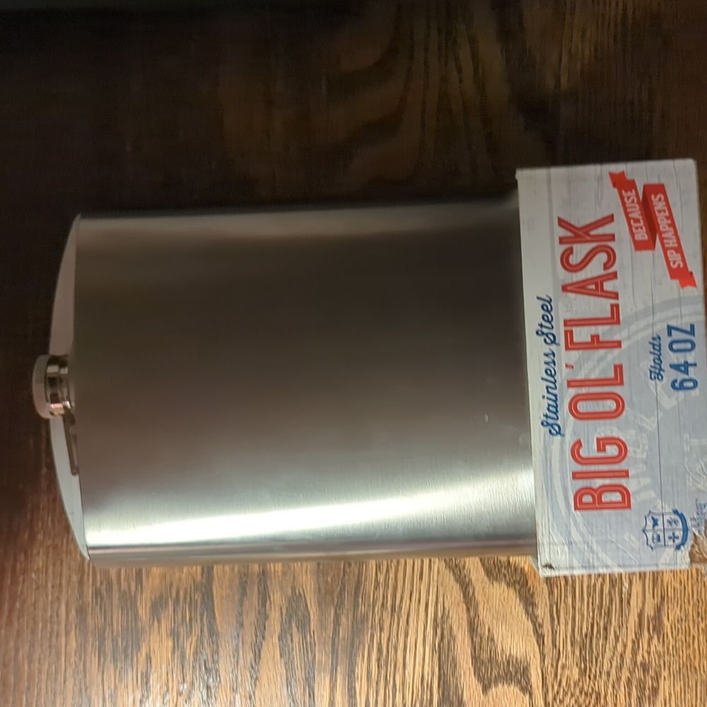 Flask 64 oz Brand new with a few scratches